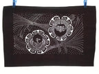 Antique Japanese Katagami Kimono Stencil Crane Bird Minogame Turtle Crest A633