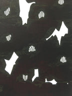 Antique Japanese Katagami Kimono Stencil Katazome Abstract C757