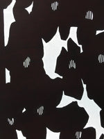 Antique Japanese Katagami Kimono Stencil Katazome Abstract Flower C759