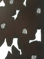 Antique Japanese Katagami Kimono Stencil Katazome Abstract Flower C759