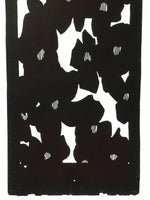 Antique Japanese Katagami Kimono Stencil Katazome Abstract Flower C759