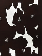Antique Japanese Katagami Kimono Stencil Katazome Abstract Flower C759