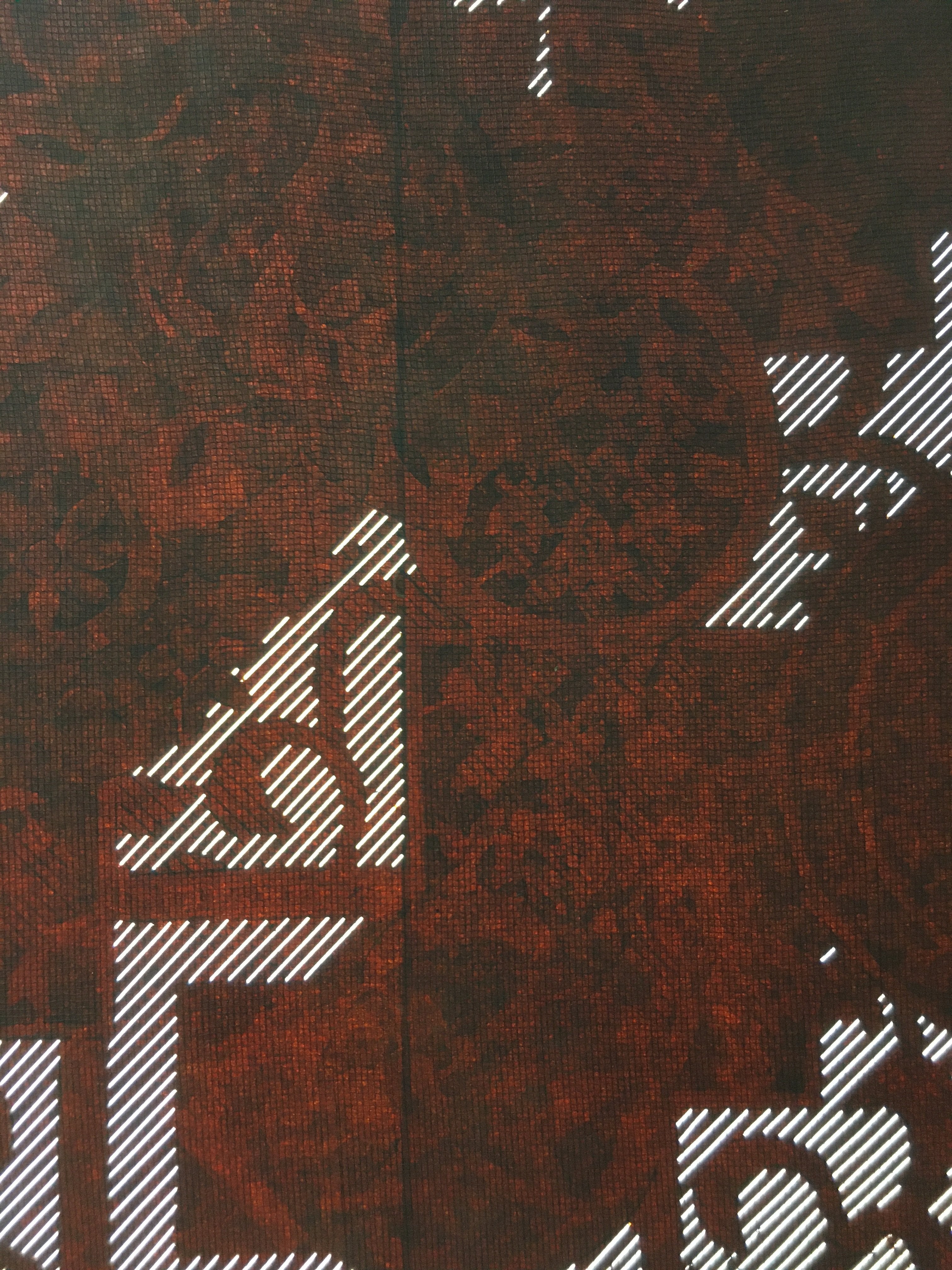 Antique Japanese Katagami Kimono Stencil Katazome Abstract Pattern C745