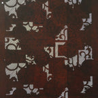 Antique Japanese Katagami Kimono Stencil Katazome Abstract Pattern C745