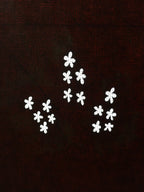 Antique Japanese Katagami Kimono Stencil Katazome Crane Flower C752