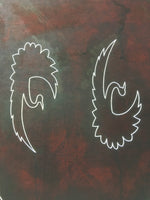 Antique Japanese Katagami Kimono Stencil Katazome Crane Star Cloud C777