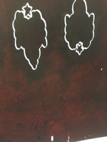 Antique Japanese Katagami Kimono Stencil Katazome Crane Star Cloud C777