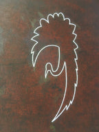 Antique Japanese Katagami Kimono Stencil Katazome Crane Star Cloud C778
