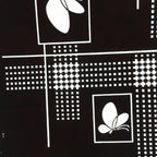Antique Japanese Katagami Kimono Stencil Katazome Design Butterfly Square C810