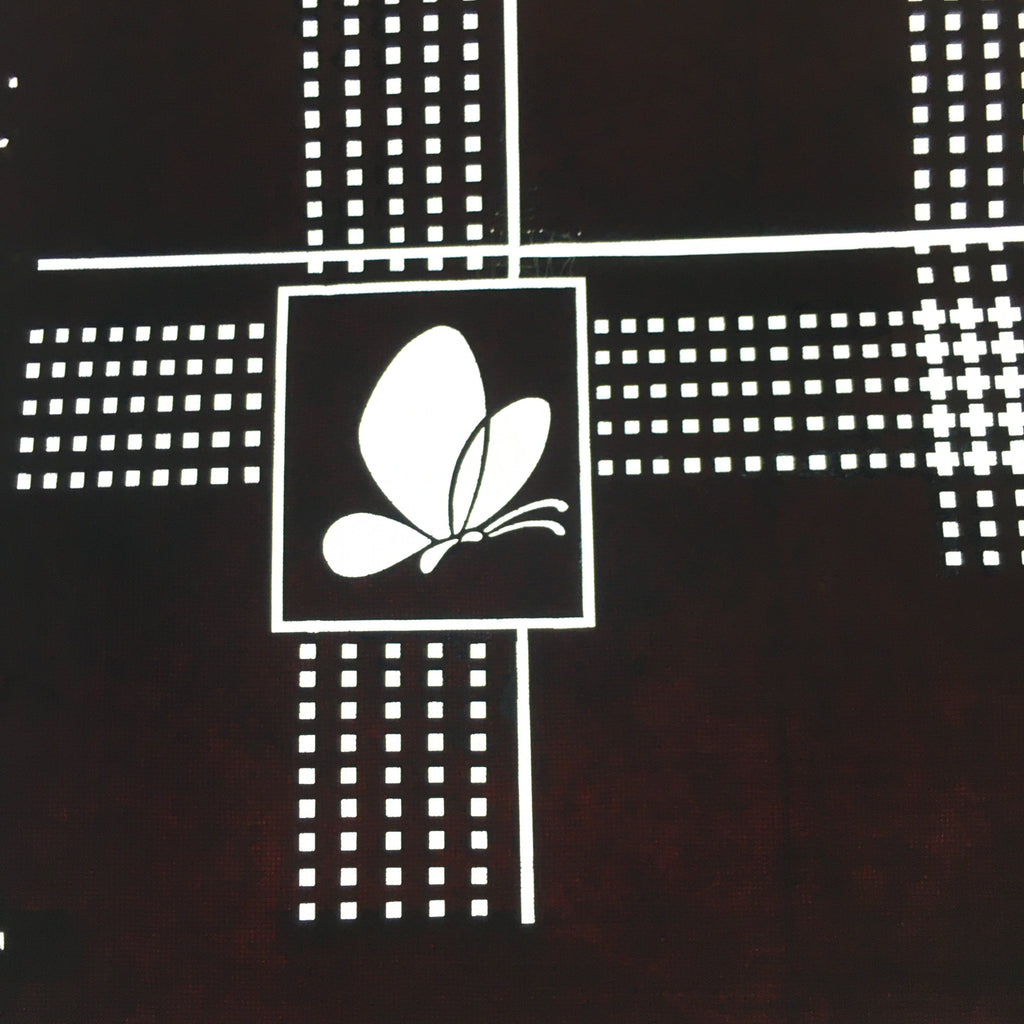 Antique Japanese Katagami Kimono Stencil Katazome Design Butterfly Square C810