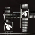 Antique Japanese Katagami Kimono Stencil Katazome Design Butterfly Square C810