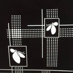 Antique Japanese Katagami Kimono Stencil Katazome Design Butterfly Square C810