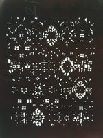 Antique Japanese Katagami Kimono Stencil Katazome Design Circle Dots C799