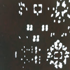 Antique Japanese Katagami Kimono Stencil Katazome Design Circle Dots C799