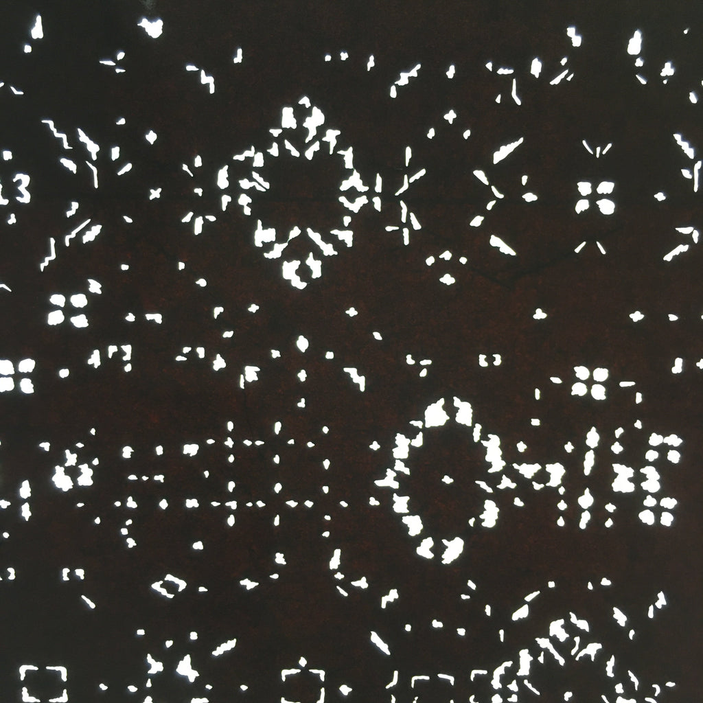 Antique Japanese Katagami Kimono Stencil Katazome Design Circle Dots C799