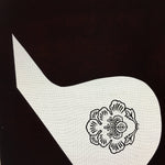 Antique Japanese Katagami Kimono Stencil Katazome Design Flower Crest C808