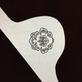 Antique Japanese Katagami Kimono Stencil Katazome Design Flower Crest C808
