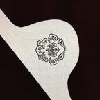 Antique Japanese Katagami Kimono Stencil Katazome Design Flower Crest C808