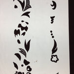 Antique Japanese Katagami Kimono Stencil Katazome Design Flower Star C811