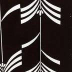 Antique Japanese Katagami Kimono Stencil Katazome Design Flower With Stem C806