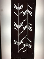 Antique Japanese Katagami Kimono Stencil Katazome Design Flower With Stem C806