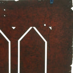 Antique Japanese Katagami Kimono Stencil Katazome Design Kikkoumon C813