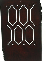 Antique Japanese Katagami Kimono Stencil Katazome Design Kikkoumon C821