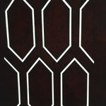 Antique Japanese Katagami Kimono Stencil Katazome Design Kikkoumon C821