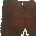 Antique Japanese Katagami Kimono Stencil Katazome Design Like A Leaf C807