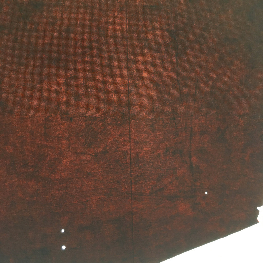 Antique Japanese Katagami Kimono Stencil Katazome Design Like A Leaf C807