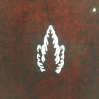 Antique Japanese Katagami Kimono Stencil Katazome Design Like A Leaf C807
