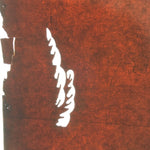 Antique Japanese Katagami Kimono Stencil Katazome Design Pine Leaf C814