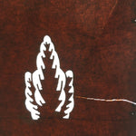 Antique Japanese Katagami Kimono Stencil Katazome Design Pine Leaf C814