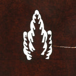 Antique Japanese Katagami Kimono Stencil Katazome Design Pine Leaf C814