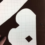 Antique Japanese Katagami Kimono Stencil Katazome Design Tied With Hair C789