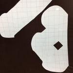 Antique Japanese Katagami Kimono Stencil Katazome Design Tied With Hair C789