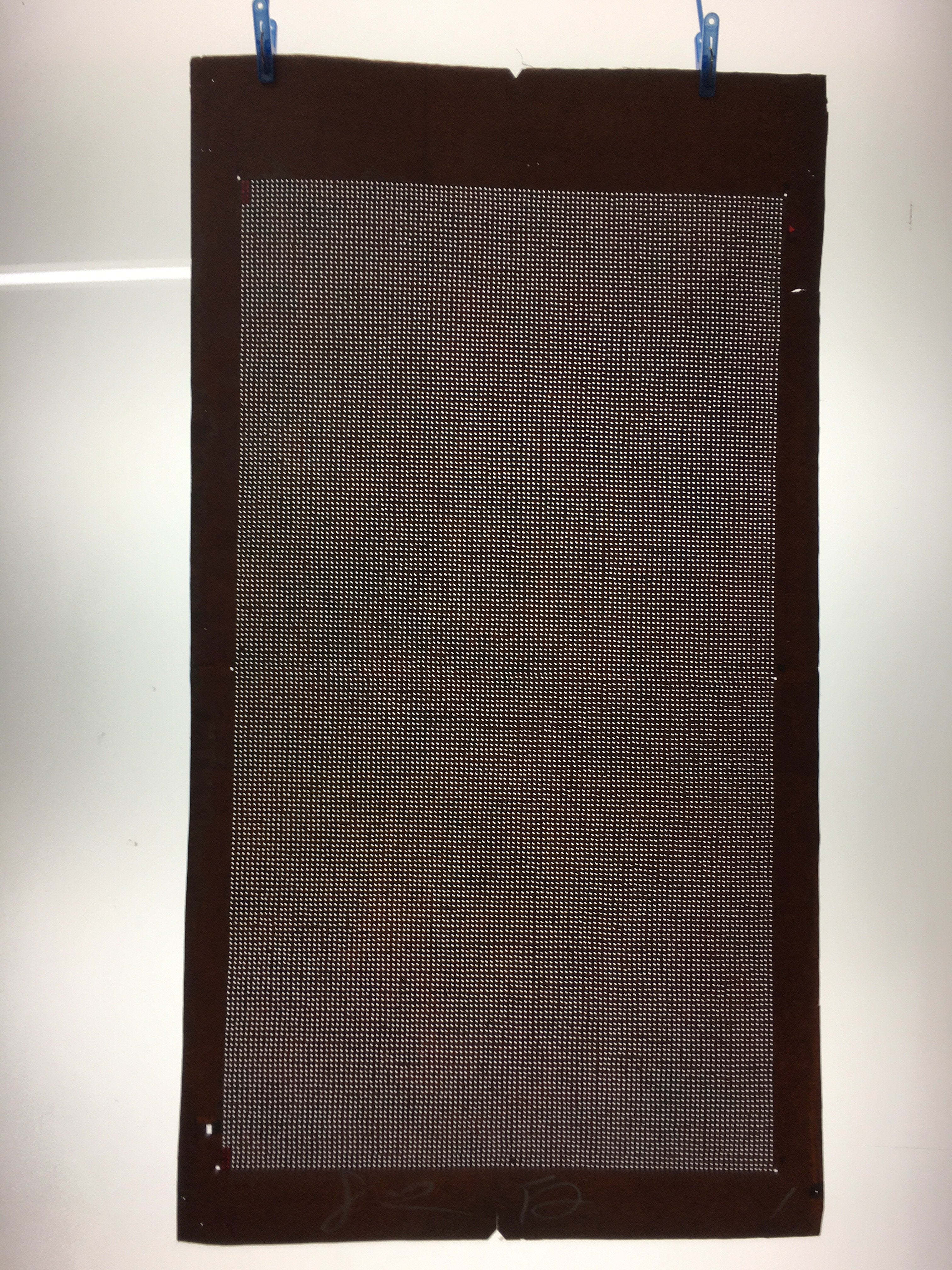 Antique Japanese Katagami Kimono Stencil Katazome Dot Dotted C747