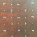 Antique Japanese Katagami Kimono Stencil Katazome Dotted Rhombus M W C748