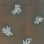 Antique Japanese Katagami Kimono Stencil Katazome Edo Floral 4Y193