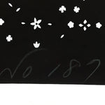 Antique Japanese Katagami Kimono Stencil Katazome Edo Floral Petal Leaf 4Y213