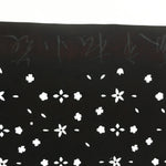 Antique Japanese Katagami Kimono Stencil Katazome Edo Floral Petal Leaf 4Y213