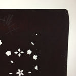 Antique Japanese Katagami Kimono Stencil Katazome Edo Floral Petal Leaf 4Y213