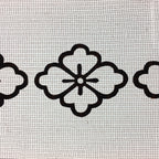 Antique Japanese Katagami Kimono Stencil Katazome Family Crest Kanji Name C722