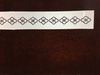 Antique Japanese Katagami Kimono Stencil Katazome Family Crest Kanji Name C722