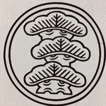 Antique Japanese Katagami Kimono Stencil Katazome Family Crest Kanji Name C723