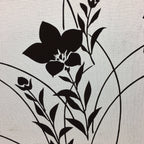Antique Japanese Katagami Kimono Stencil Katazome Flower Leaf C730