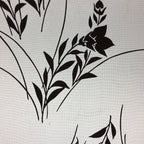 Antique Japanese Katagami Kimono Stencil Katazome Flower Leaf C730