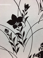 Antique Japanese Katagami Kimono Stencil Katazome Flower Leaf C730