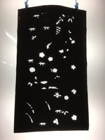 Antique Japanese Katagami Kimono Stencil Katazome Flower Leaf Design C583