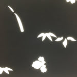 Antique Japanese Katagami Kimono Stencil Katazome Flower Leaf Design C583